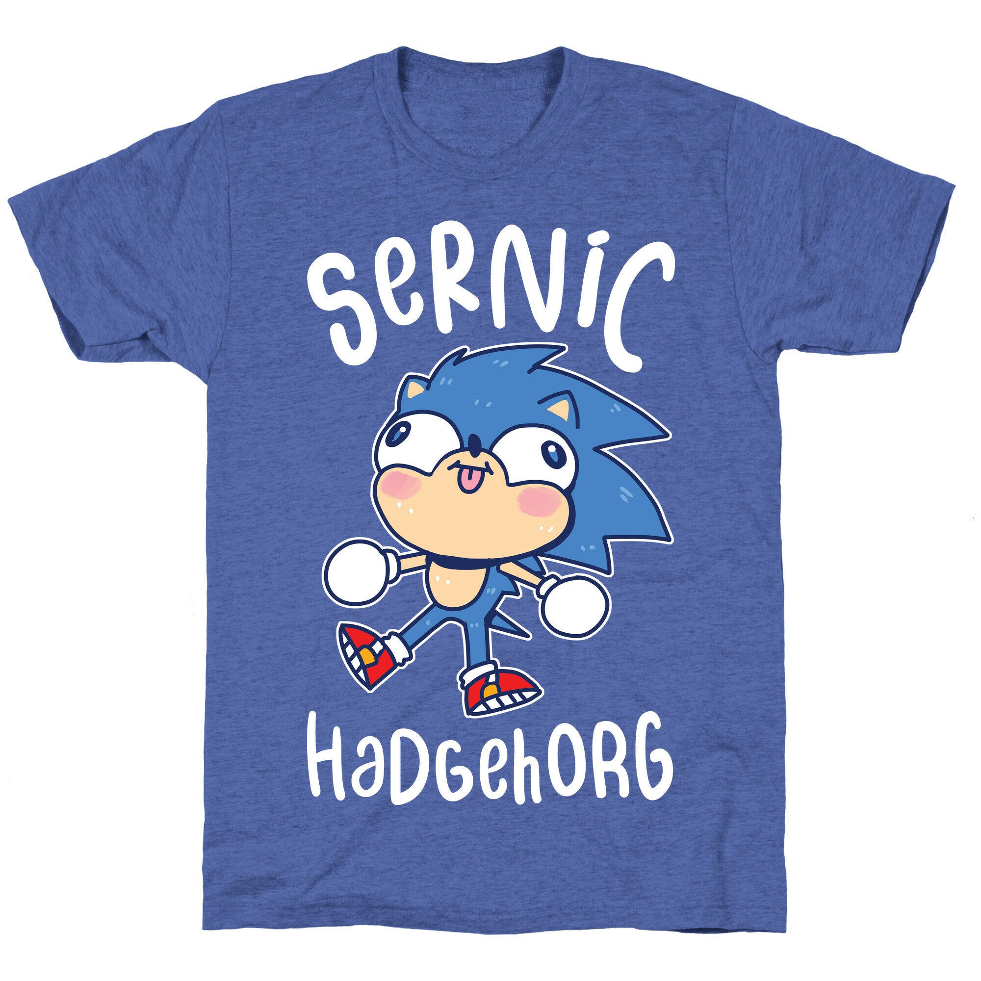 Derpy Sonic Sernic Hadgehorg Unisex Triblend Tee